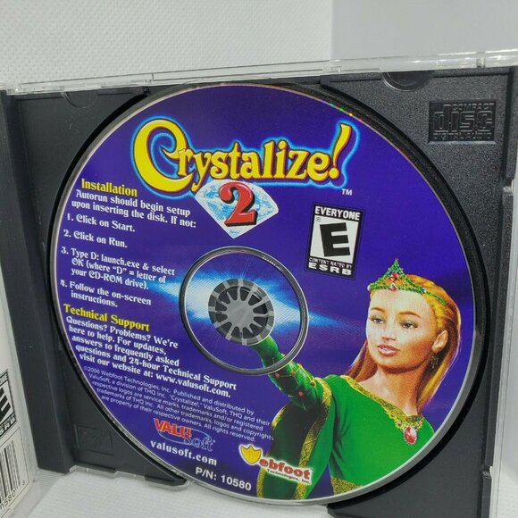 Video Game PC Crystalize 2 Quest for the Jewel Crown No Scratches Clean - Picture 8 of 11